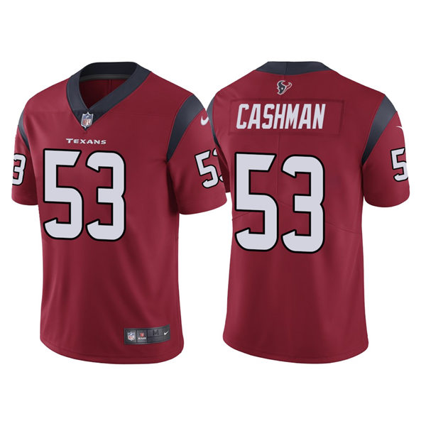 Mens Houston Texans #53 Blake Cashman Nike Red Alternate Vapor Limited Player Jersey