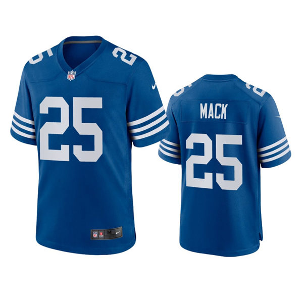 Mens Indianapolis Colts #25 Marlon Mack Nike Royal Vapor Limited Jersey