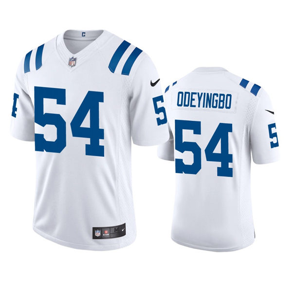 Mens Indianapolis Colts #54 Dayo Odeyingbo Nike White Vapor Limited Jersey