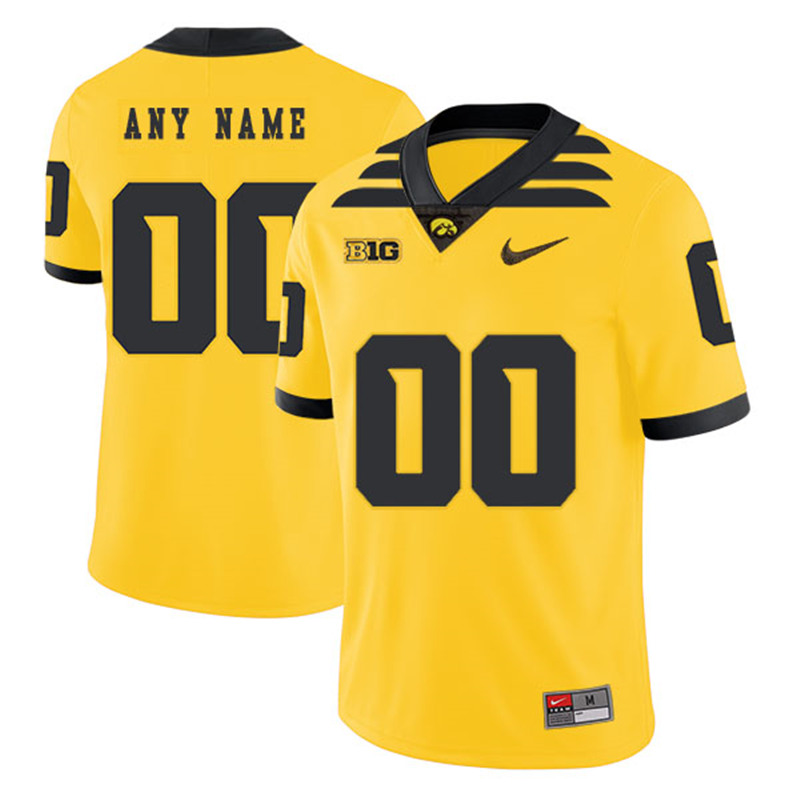 Custom Iowa Hawkeyes Football Jersey,Iowa Football Customized Jersey