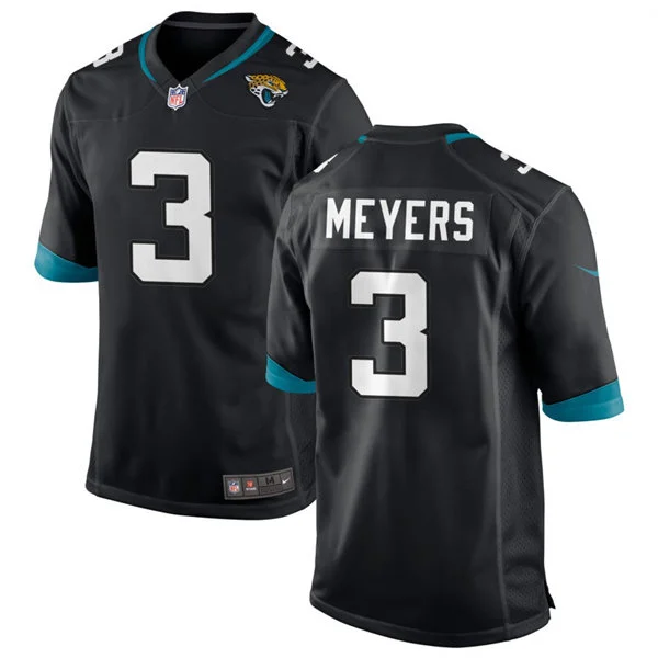 Mens Jacksonville Jaguars #3 Jakobi Meyers Nike Black Vapor F.U.S.E. Limited Jersey 
