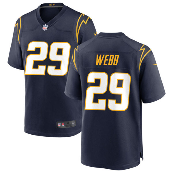 Mens Los Angeles Chargers #29 Mark Webb Nike Navy Alternate Vapor Limited Jersey