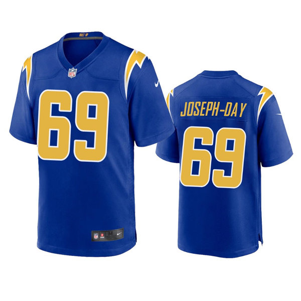 Mens Los Angeles Chargers #69 Sebastian Joseph-Day Nike Royal Gold 2nd Alternate Vapor Limited