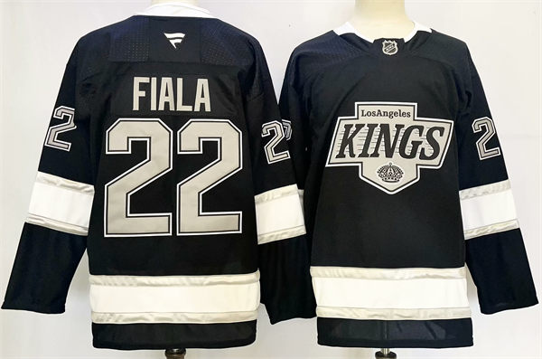 Mens Los Angeles Kings #22 Kevin Fiala Fanatics Black Home Player Jersey 