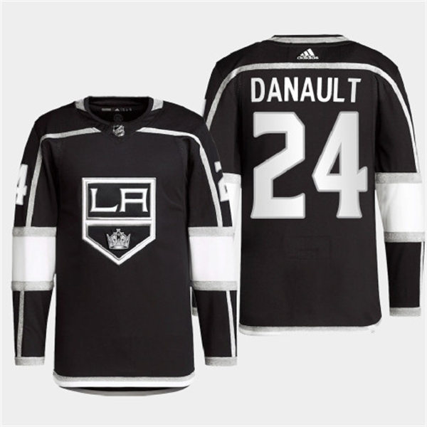 Mens Los Angeles Kings #24 Phillip Danault  adidas Black Home Player Jersey 