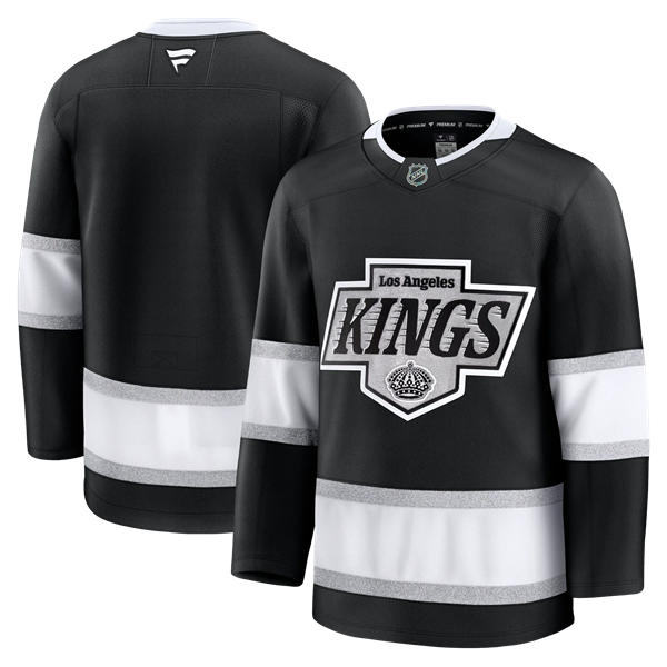 Mens Los Angeles Kings Blank Fanatics Black Home Team Jersey 