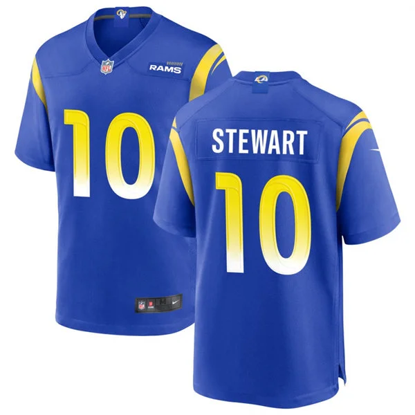 Mens Los Angeles Rams #10 Josaiah Stewart Nike Royal Vapor Vapor F.U.S.E. Limited Jersey 