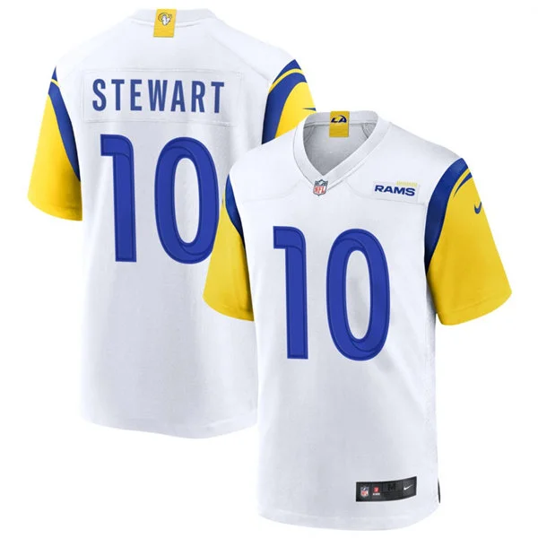 Mens Los Angeles Rams #10 Josaiah Stewart Nike White Alternate Vapor F.U.S.E. Limited Jersey 