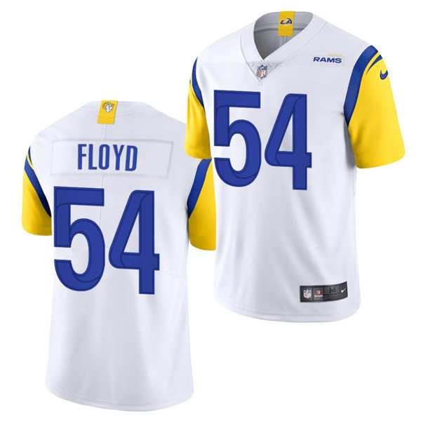 Mens Los Angeles Rams #54 Leonard Floyd 2021 Nike White Modern Throwback Vapor Limited Jersey
