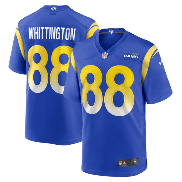 Mens Los Angeles Rams #88 Jordan Whittington Nike Royal Vapor Vapor F.U.S.E. Limited Jersey 