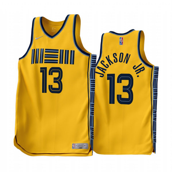 Mens Memphis Grizzlies #13 Jaren Jackson Jr. Gold 2022-23 Earned Edition Jersey