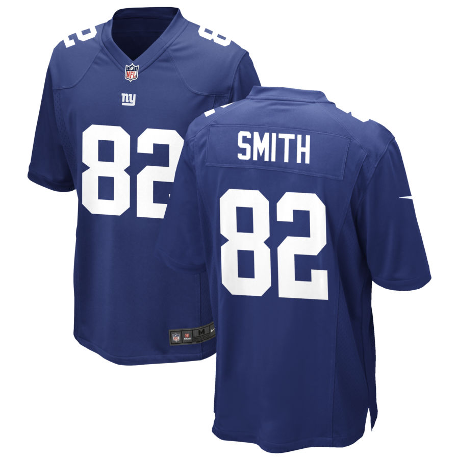 Mens New York Giants #82 Kaden Smith Nike Royal Team Color Vapor Untouchable Limited Jersey