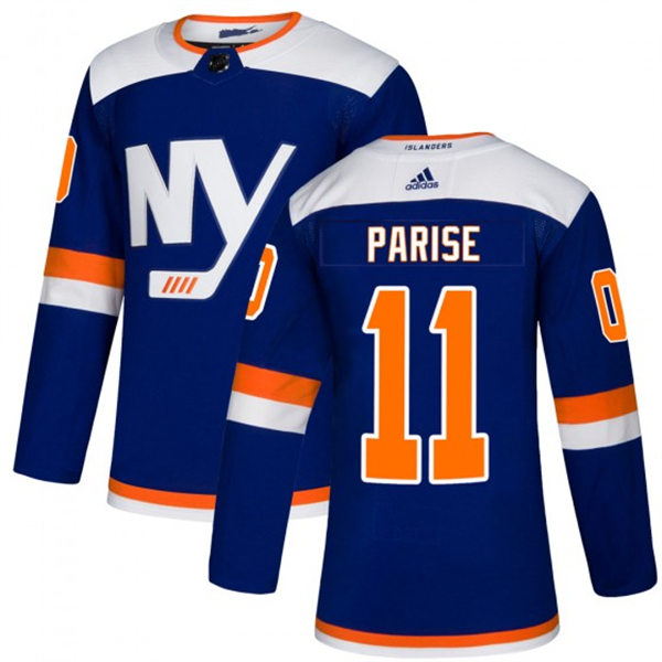 Mens New York Islanders #11 Zach Parise adidas Blue Alternate Jersey 