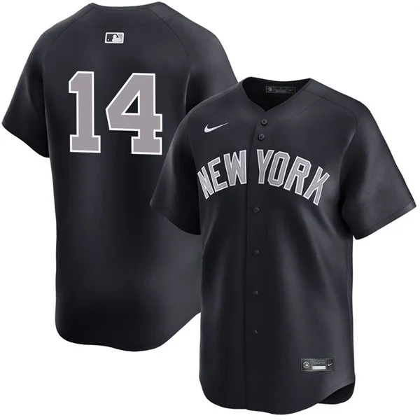 Mens New York Yankees #14 Amed Rosario Nike Navy Grey Alternate 2nd New York Limited Jersey 
