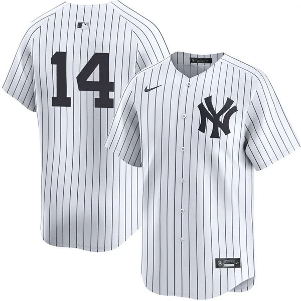 Mens New York Yankees #14 Amed Rosario Nike White Home Limited Jersey 
