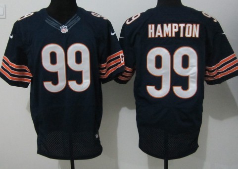 Mens Nike Elite Jersey Chicago Bears #99 Dan Hampton Blue Stitched