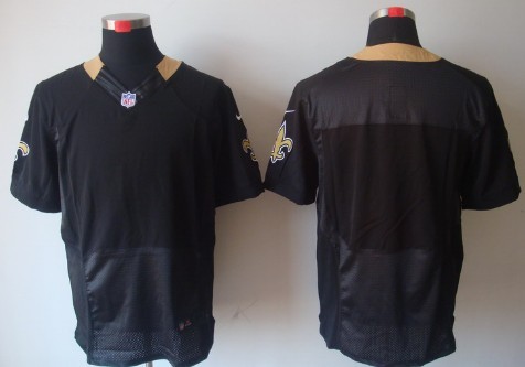 Mens Nike NFL Elite Jersey New Orleans Saints Blank Black