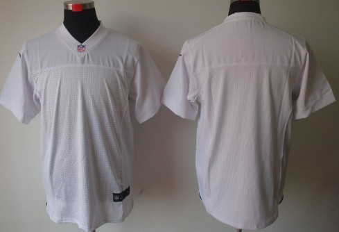 Mens Nike NFL Elite Jersey Oakland Raiders Blank White