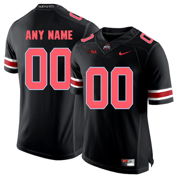 Mens Ohio State Buckeyes Custom Denzel Ward Sam Hubbard Troy Smith Dante Booker Jahsen Wint Darron Lee Jeffrey Okudah Blacko