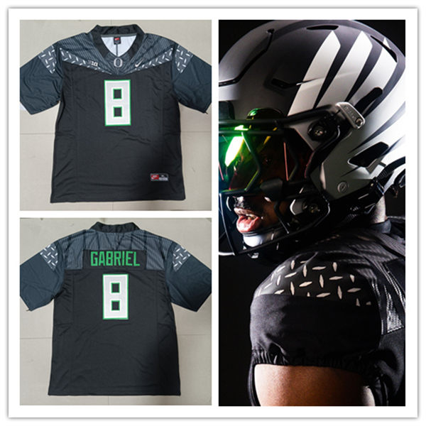 Mens Oregon Ducks #8 Dillon Gabriel Nike F.U.S.E. Limmited 2024 Black GENERATION O FLY ERA Football Game Jersey 
