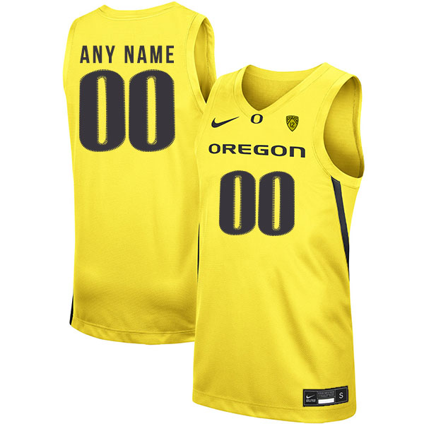 Mens Oregon Ducks Custom Troy Brown Jr. Luke Jackson Terrell Brandon Greg Ballard Aaron Brooks Nike 2019 Orange Black Basketball 