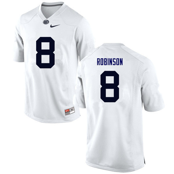 Mens Penn State Nittany Lions #8 Allen Robinson Nike White College Game Football Jersey