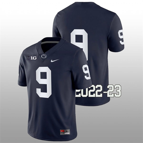 Mens Penn State Nittany Lions #9 Beau Pribula Nike Navy College Game Football Jersey