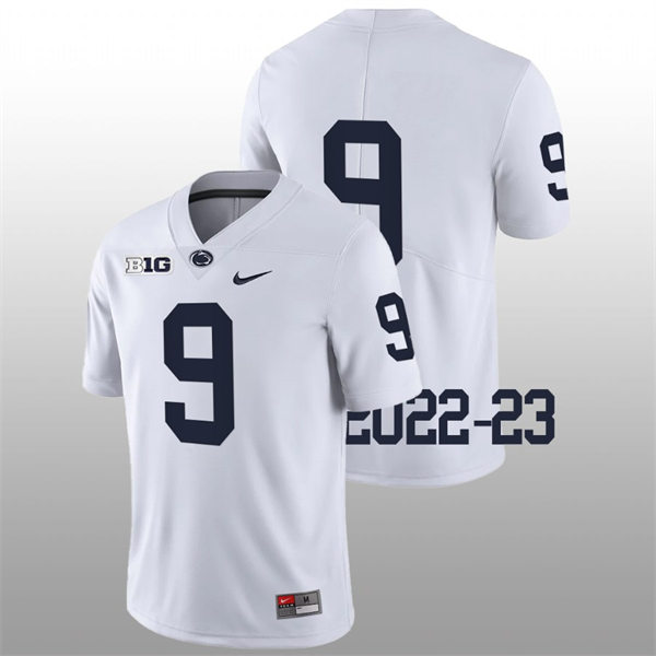 Mens Penn State Nittany Lions #9 Beau Pribula Nike White College Game Football Jersey