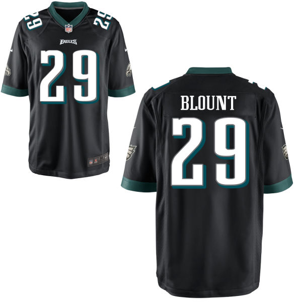 Mens Philadelphia Eagles #29 LeGarrette Blount Nike Black Jersey