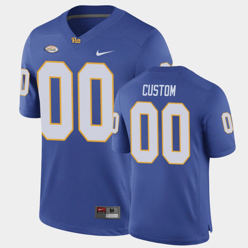 Mens Pittsburgh Panthers Custom Mike Ditka Dan Marino Curtis Martin Tony Dorsett Nike 2017 Royal College Football Game 