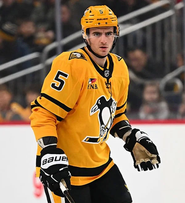 Mens Pittsburgh Penguins #5 Ryan Shea Fanatics Gold Alternate Premium Jersey 