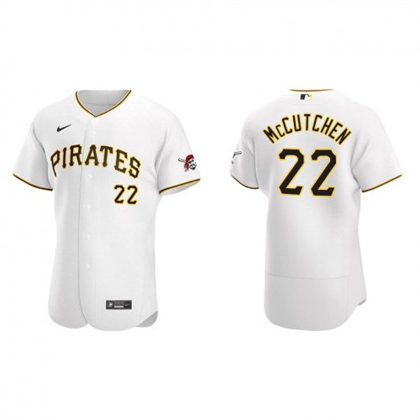 Mens Pittsburgh Pirates #22 Andrew McCutchen Nike White Home FlexBase Player Jersey