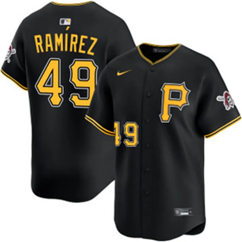 Mens Pittsburgh Pirates #49 Yohan Ramirez Nike Black Alternate Limited Jersey 