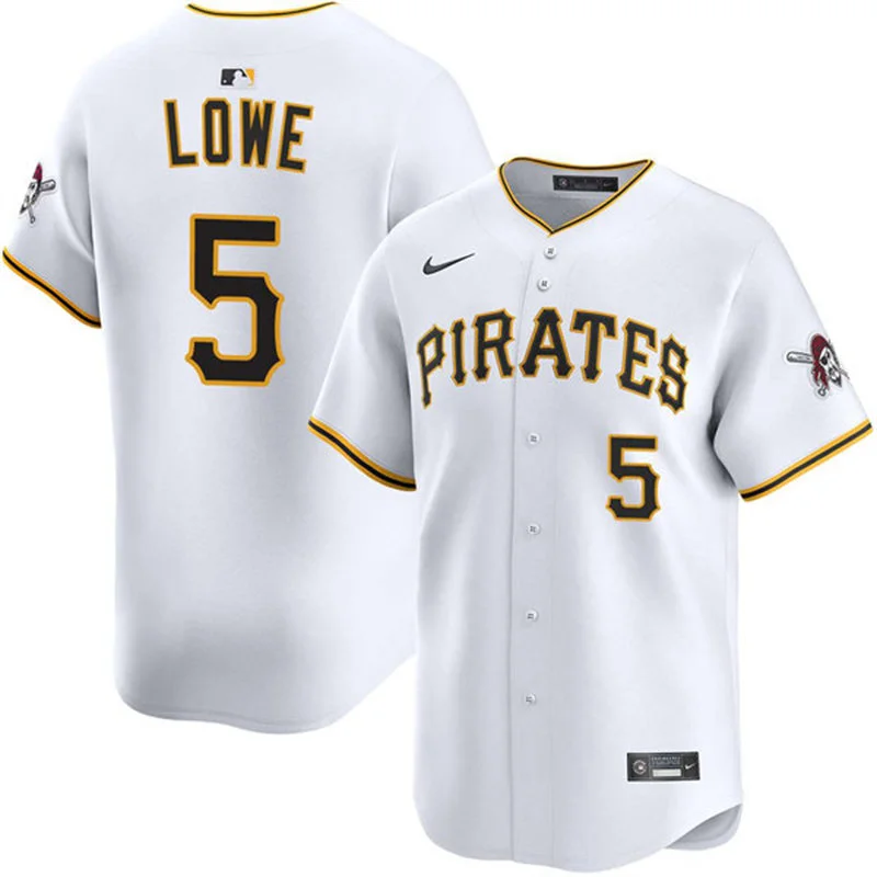 Mens Pittsburgh Pirates #5 Brandon Lowe Nike White Home Limited Jersey 