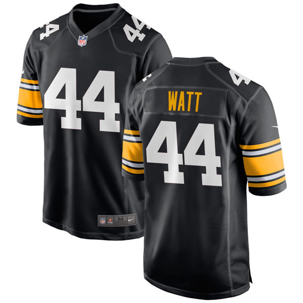Mens Pittsburgh Steelers #44 Derek Watt Nike Black Vapor Limited Jersey
