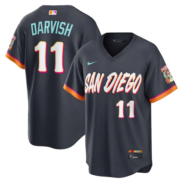 Mens San Diego Padres #11 Yu Darvish Nike 2026 Obsidian City Connect Limited Jersey 