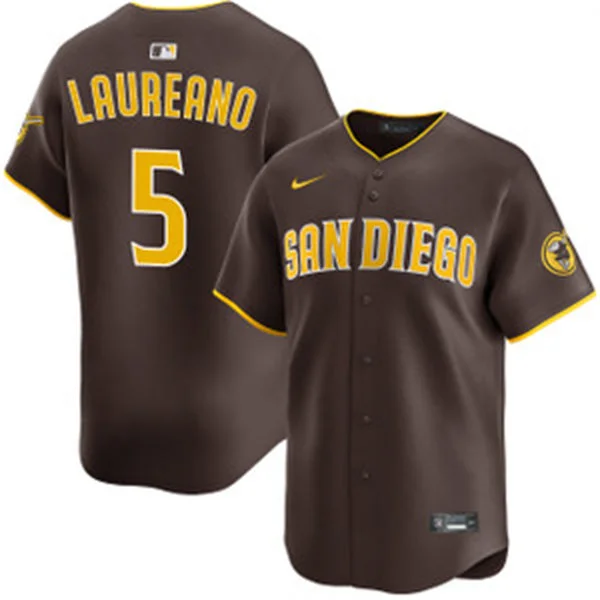 Mens San Diego Padres #5 Ramon Laureano Nike Brown Away Limited Jersey 