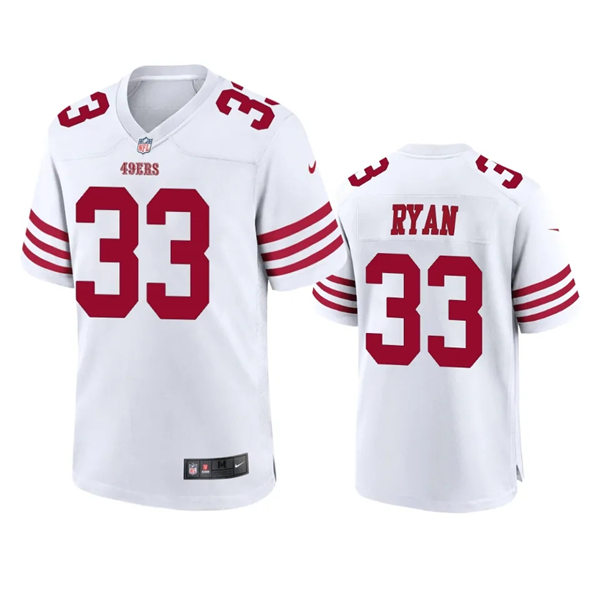 Mens San Francisco 49ers #33 Logan Ryan Nike Home White 2023 F.U.S.E. Vapor Limited Jersey
