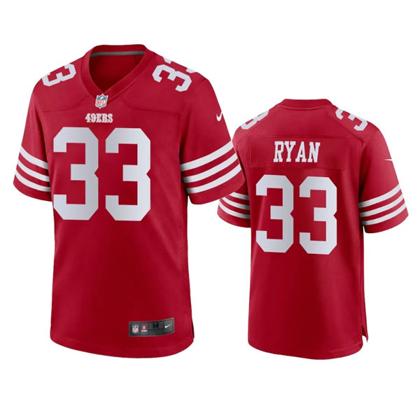Mens San Francisco 49ers #33 Logan Ryan Nike Scarlet Alternate 2023 F.U.S.E. Vapor Limited Jersey