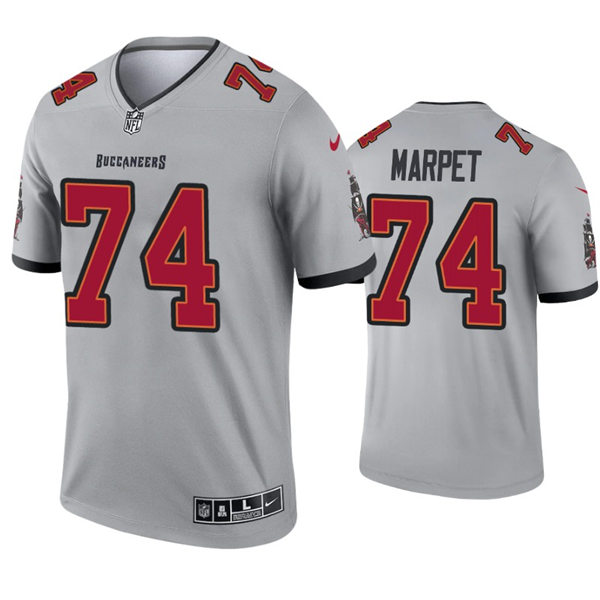 Mens Tampa Bay Buccaneers #74 Ali Marpet Nike Gray 2021 Inverted Legend Limited Jersey