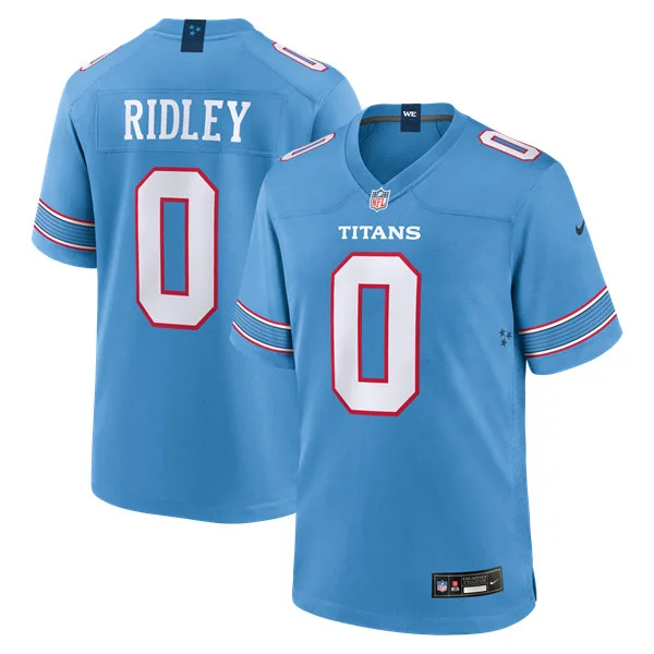 Mens Tennessee Titans #0 Calvin Ridley Nike 2026 Light Blue Vapor F.U.S.E. Limited Jersey  