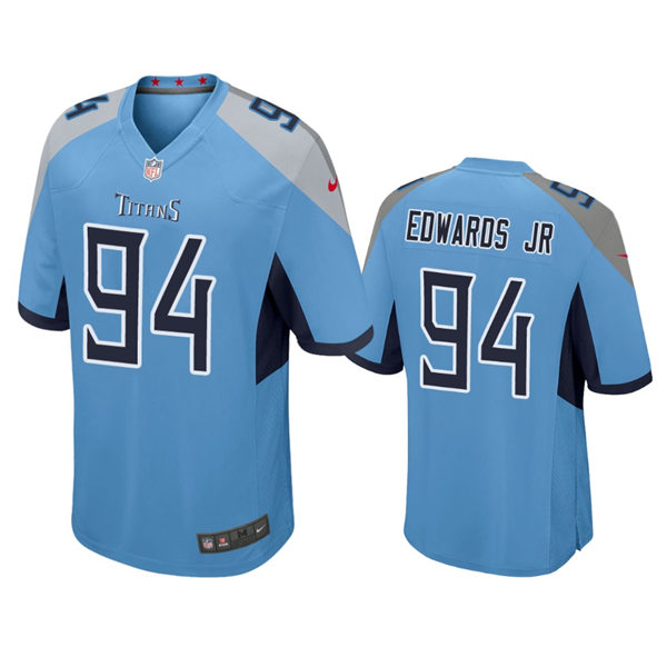 Mens Tennessee Titans #94 Mario Edwards Jr Light Blue Alternate Vapor Untouchable Limited Jersey