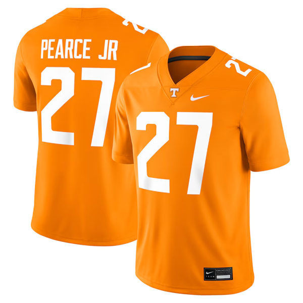 Mens Tennessee Volunteers #27 James Pearce Jr. Nike Orange College Football Jersey 