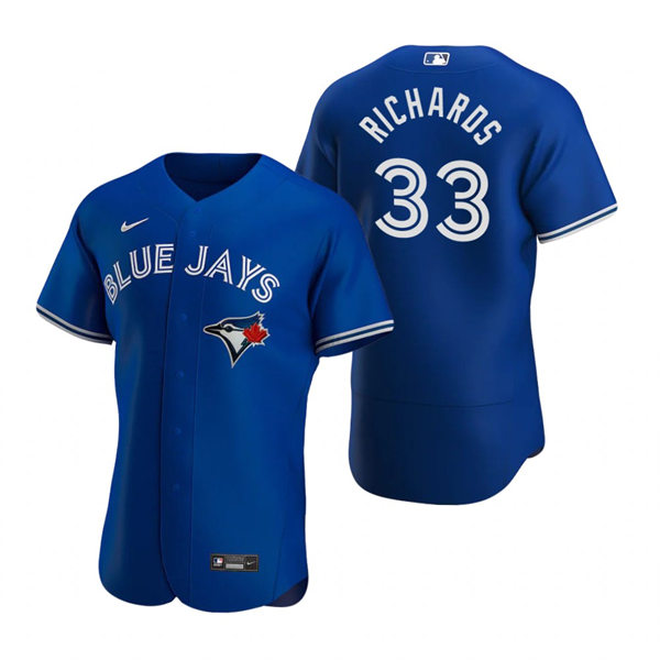 Mens Toronto Blue Jays #33 Trevor Richards Nike Royal Alternate FlexBase Player Jersey