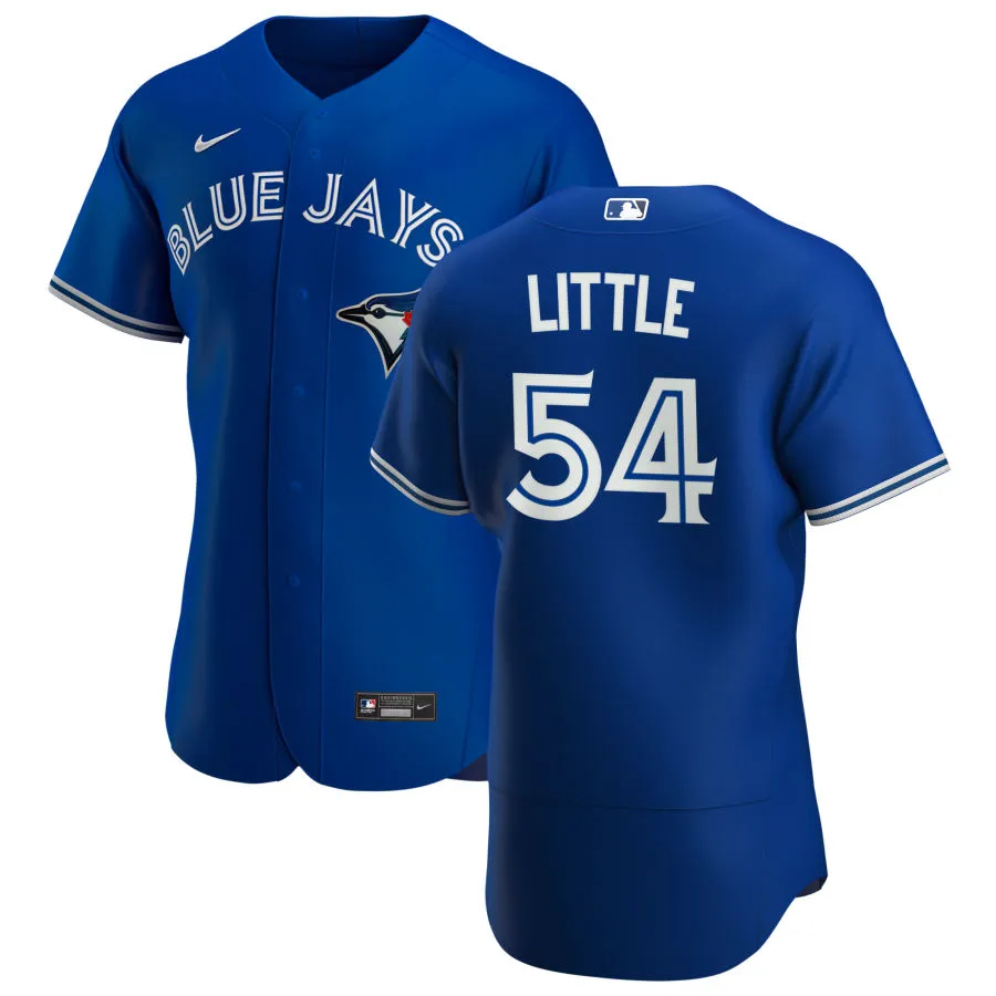 Mens Toronto Blue Jays #54 Brendon Little  Nike Royal Alternate Limited Player Jersey 