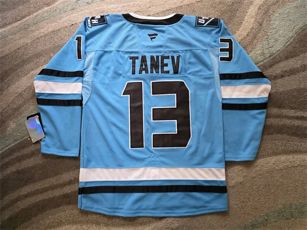 Mens Utah Mammoth #13 Brandon Tanev 2025 Blue Alternate Premium Jersey 