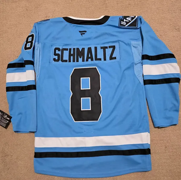 Mens Utah Mammoth #8 Nick Schmaltz Fanatics 2025 Blue Alternate Player Jersey 