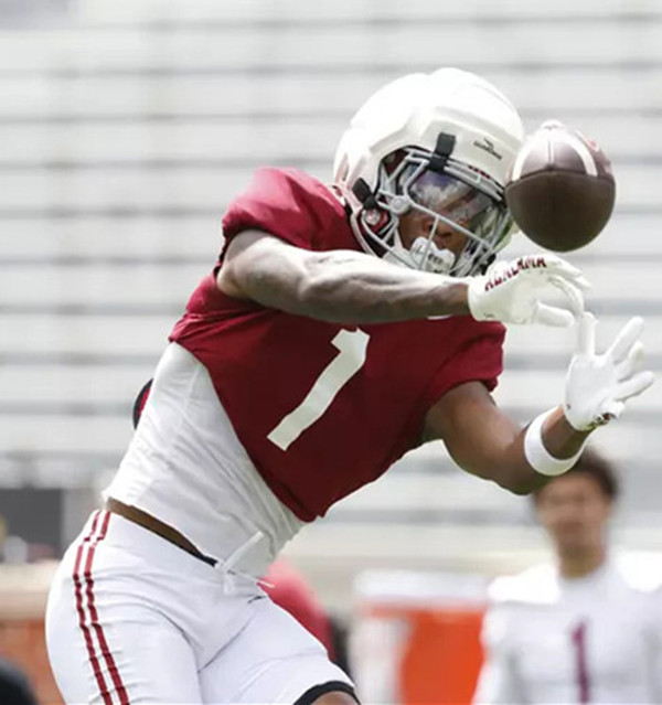 Mens Youth Alabama Crimson Tide #1 Isaiah Horton Maroon College Football Game Jersey 