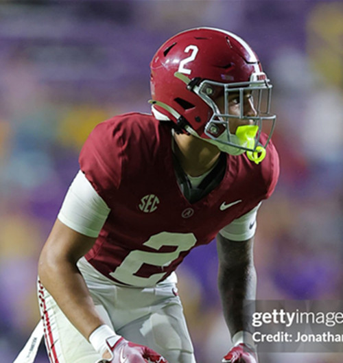 Mens Youth Alabama Crimson Tide #2 Zabien Brown Maroon College Football Game Jersey 