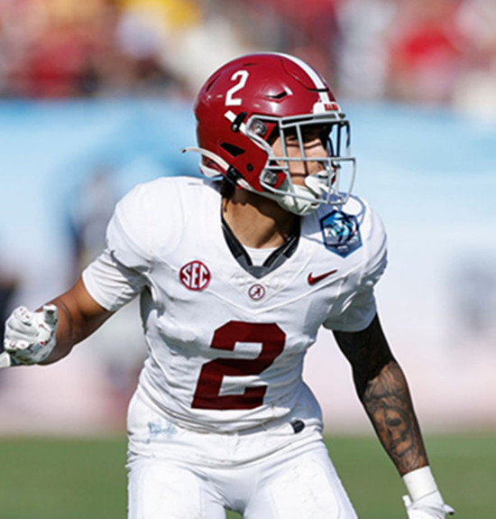 Mens Youth Alabama Crimson Tide #2 Zabien Brown White College Football Game Jersey 